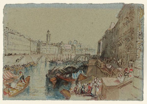 Sketch for "Nantes from the Ile Feydeau." - view 1