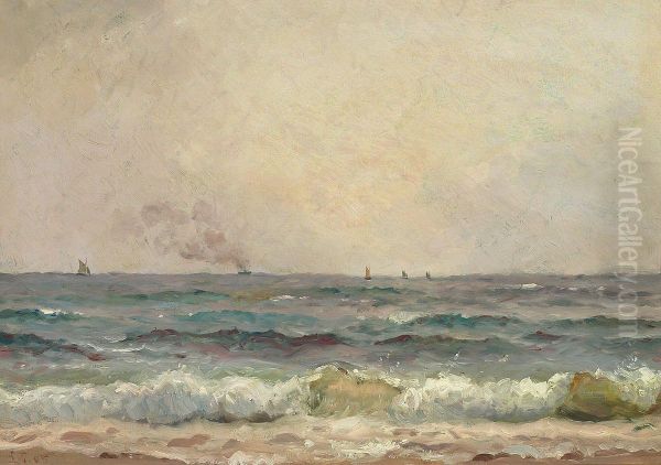 Fishing boats near Skagen. - view 1