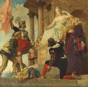 Denmark receive homage from the estates. Study.