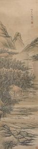 Landscape With Figures by Ni Can