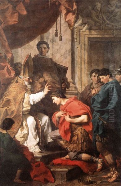 St Ambrose Absolving Theodosius - view 1