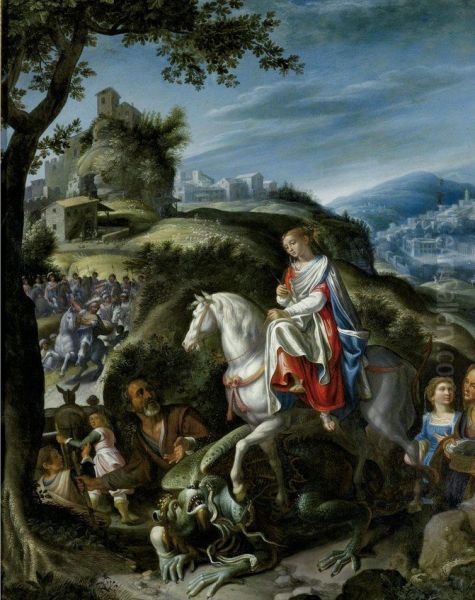 St Martha tramples the dragon - view 1