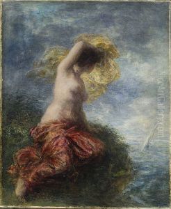 Ariane abandonnee by Henri Fantin-Latour