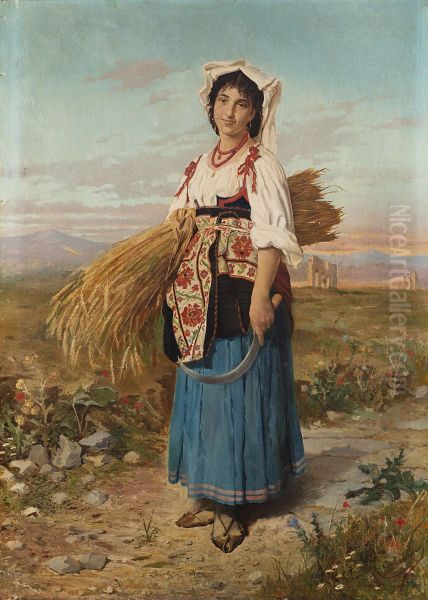 Peasant woman from Ciociaria - view 1