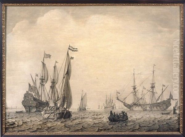 Scheepvaart op de rede van Vlissingen - view 1