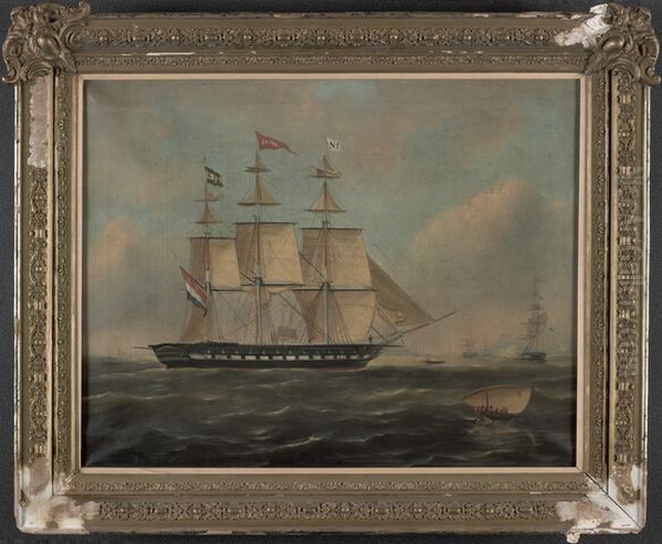 Het fregatschip India van rederij A. van Hoboken - view 1