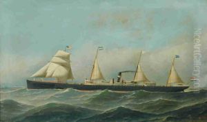 Het passagiersschip ss. Rotterdam van de Nederlandsch-Amerikaansche Stoomvaart Maatschappij