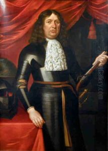 Portret van kapitein-ter-zee Cornelis van der Zaan by Jan van Neck