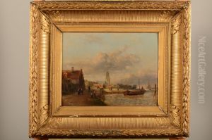 Stadsgezicht by Anthonie Waldorp