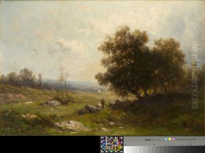 Landschap met geboomte Landschap met geboomte