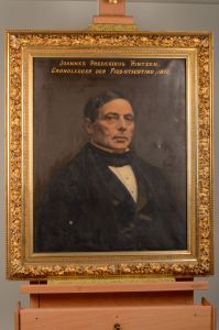 Portret van Joannes Frederikus Hintzen Grondlegger der Pius-stichting (1871)