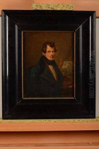 Portrait of Pieter Plas (1810-1853) by Pieter Plas