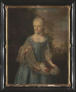 Portret van Adriana Petronella van Nassau-Woudenberg by Tethart Philipp Christian Haag