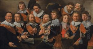 Officers of the Orange Compagny of the Old Civic Guard