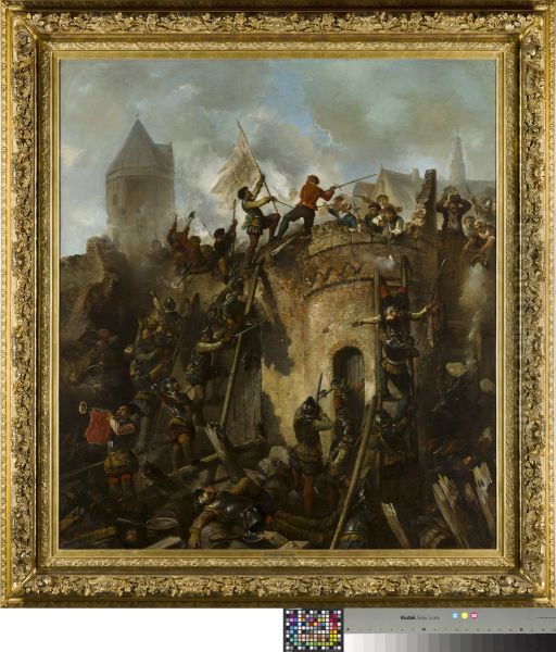 Beleg van Alkmaar, 18 september 1573: Spaanse troepen bestormen de stad - view 1