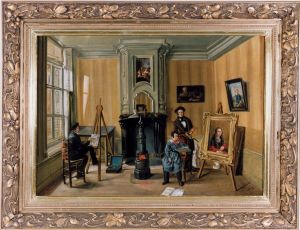 Schildersatelier van Jacob Jansen Vredenburg.