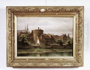 Achterzijde Walstraat met voormalige Buitengracht.