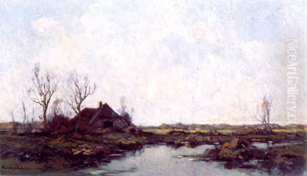 Waterplas in overijssel - view 1