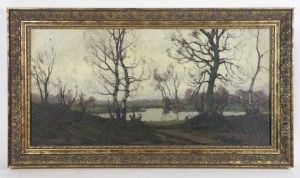 Landschap bij Nijmegen Landschap bij Nijmegen