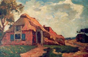 Boerderij in herfststorm