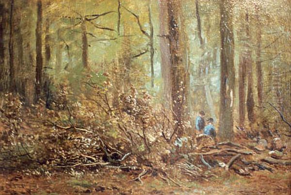 Herfstkap in het bos - view 1