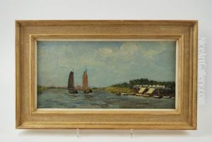 Varende Tjalken by Carl August Breitenstein