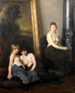 Waiting Models by Julius Paulsen