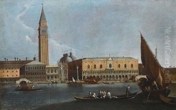 The Bacino Di San Marco, Venice, With Thedoge's Palace And The Campanile - view 1