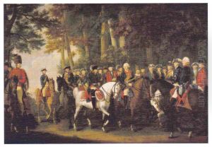 Return from a maneuver of kingFrederick the Great. 1784 by Edward Francis Cunningham