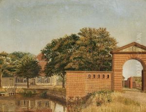 A view of the gate to the Kastel of Copenhagen. by Peter Gemzoe