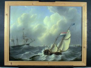 Loodsrinkelaar en oorlogsfregat