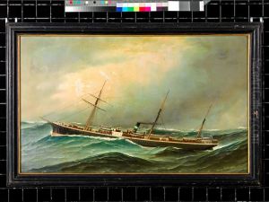 Het stoomschip 'P. Caland' Het stoomschip 'P. Caland'