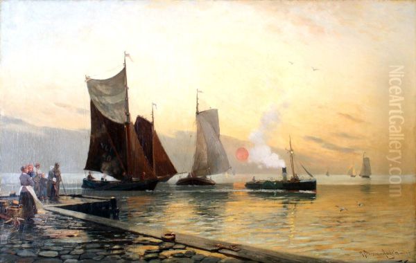 Boote am Hafen - view 1