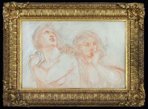 Studie voor 'Allegorie op 2 december 1851' by Ary Scheffer