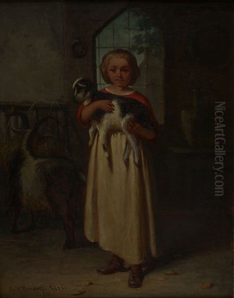 Meisje met geitje - view 1