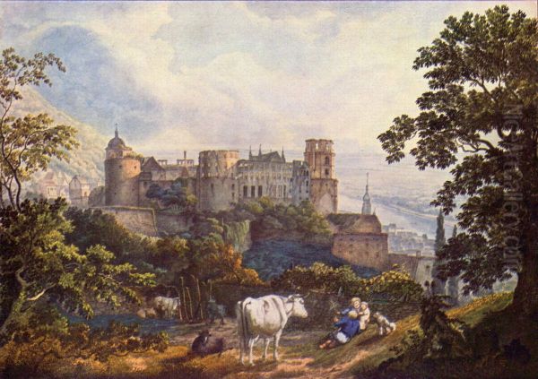 Das Heidelberger Schloss - view 1