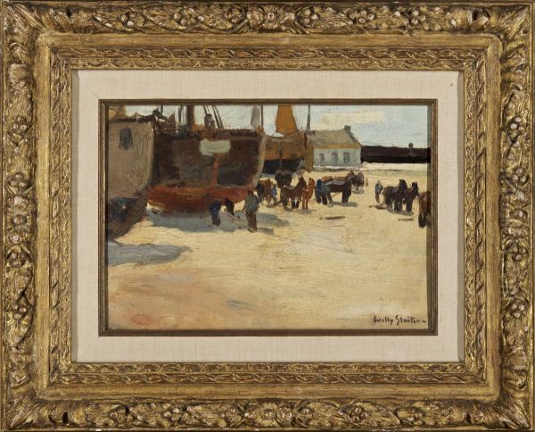 Bomschuiten op het strand - view 1