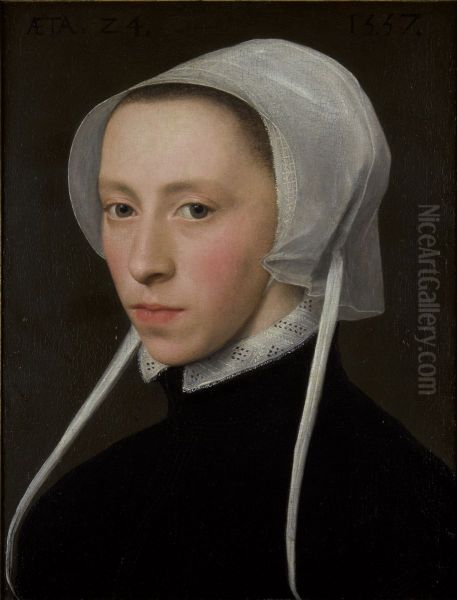 Portret van een jonge vrouw - view 1
