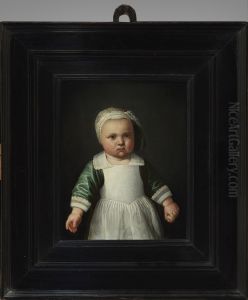 Portret van een acht maanden oude jongen Portret van een acht maanden oude jongen