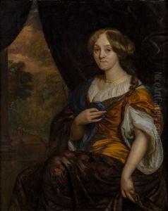 Portret van Maria Vingerhoed (1683-1749) by Godfried Schalcken