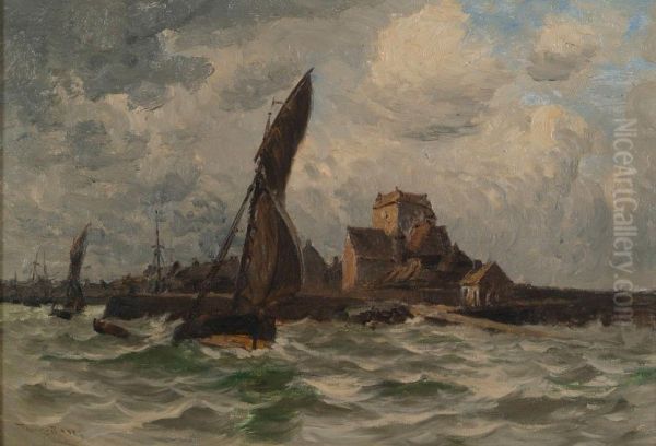 L'Entree du port de Barfleur - view 1