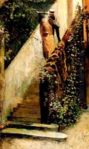 Patio. by Cristobal Rojas
