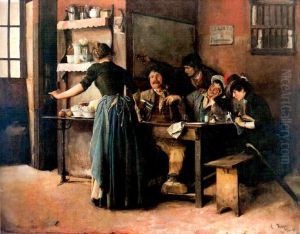 La taberna by Cristobal Rojas