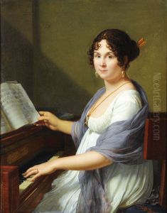 Portrait de Genevieve Aimee Victoire Bertin Portrait de Genevieve Aimee Victoire Bertin