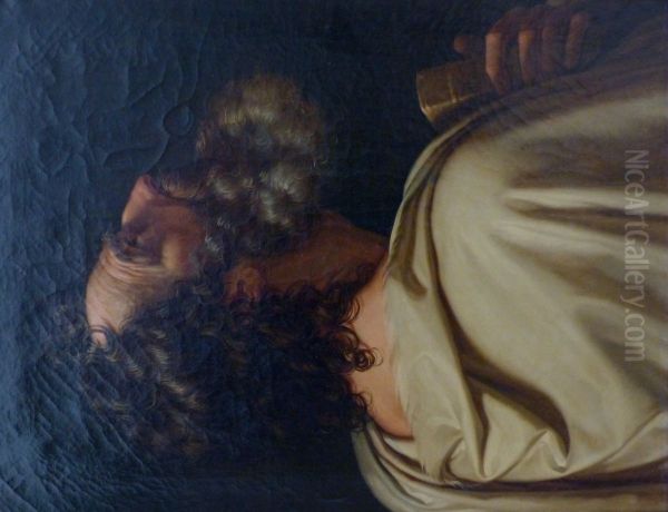 Men's Head Bearded Profile - view 1