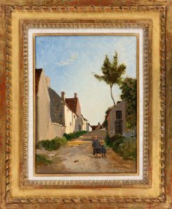 Rue de village, Chailly by Frederic Bazille