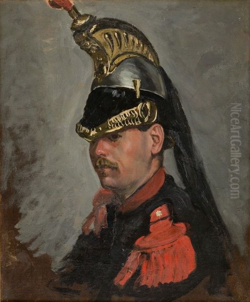 Portrait de M. Alphonse Tissie en cuirassier - view 1
