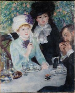 Nach dem Mittagessen (La fin du dejeuner) by Pierre Auguste Renoir
