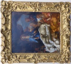 Lamentation for the Dead Christ by Sebastien Bourdon