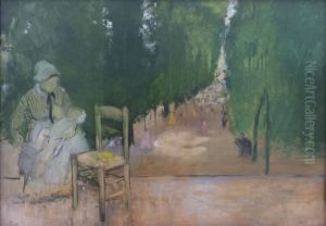 Une nourrice au jardin du Luxembourg